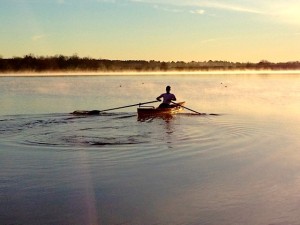 Sunset Sculling